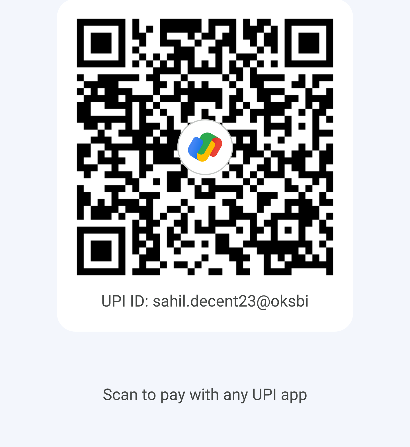 Payment QR Code